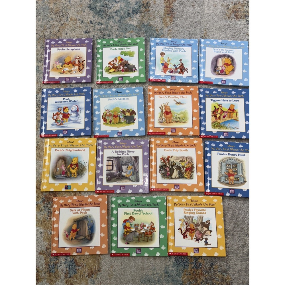 Disney's "My Very First Winnie the Pooh" Books-Set of 15 1997-2002 Scholastic